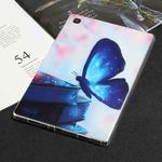 For Samsung Galaxy Tab A7 10.4 2020 Painted TPU Tablet Case(Blue Butterfly)