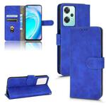 For OnePlus Nord CE 2 Lite 5G Skin Feel Magnetic Flip Leather Phone Case(Blue)
