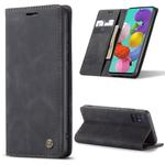 For Galaxy A51 CaseMe Multifunctional Horizontal Flip Leather Case, with Card Slot & Holder & Wallet(Black)