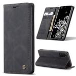 For Galaxy S20 Plus CaseMe Multifunctional Horizontal Flip Leather Case, with Card Slot & Holder & Wallet(Black)