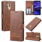 For Huawei Mate 20 Lite Classic Wallet Flip Leather Phone Case(Brown)