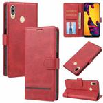 For Huawei P20 Lite Classic Wallet Flip Leather Phone Case(Red)