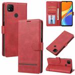 For Xiaomi Redmi 9C Classic Wallet Flip Leather Phone Case(Red)