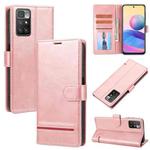 For Xiaomi Redmi 10 4G / 10 2022 Classic Wallet Flip Leather Phone Case(Pink)