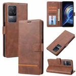 For Xiaomi Redmi K50 / K50 Pro Classic Wallet Flip Leather Phone Case(Brown)