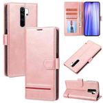 For Xiaomi Redmi Note 8 Pro Classic Wallet Flip Leather Phone Case(Pink)