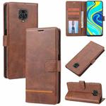 For Xiaomi Redmi Note 9S / 9 Pro Classic Wallet Flip Leather Phone Case(Brown)
