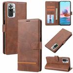For Xiaomi Redmi Note 10 Pro 4G / 10 Pro Max Classic Wallet Flip Leather Phone Case(Brown)