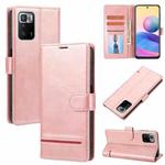 For Xiaomi Poco X3 GT/Redmi Note 10 Pro 5G CN Classic Wallet Flip Leather Phone Case(Pink)