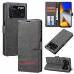 For Xiaomi Poco M4 Pro 4G Classic Wallet Flip Leather Phone Case(Black)