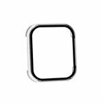 For OPPO Watch 2 46mm PC + Tempered Glass Watch Protective Case(Transparent White)