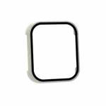 For OPPO Watch 2 46mm PC + Tempered Glass Watch Protective Case(Ivory White)
