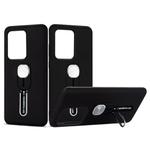 For Galaxy S20 Ultra Shockproof TPU + PC Protective Case with Holder(Black)