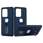 For Galaxy S20 Ultra Shockproof TPU + PC Protective Case with Holder(Blue)