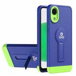 For Samsung Galaxy A03 Core Small Tail Holder TPU+PC Phone Case(Blue+Green)