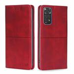 For Xiaomi Redmi Note 11 4G Global/Redmi Note 11S Cow Texture Magnetic Horizontal Flip Leather Phone Case(Red)