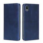 For Sony Xperia ACE III Cow Texture Magnetic Horizontal Flip Leather Phone Case(Blue)