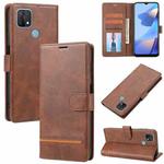 For OPPO A15 / A15S / A35 4G Classic Wallet Flip Leather Phone Case(Brown)