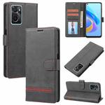 For OPPO A36 4G / A76 4G Classic Wallet Flip Leather Phone Case(Black)
