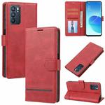 For OPPO Reno6 5G Classic Wallet Flip Leather Phone Case(Red)