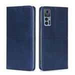 For TCL 30 5G/30+ 5G Cow Texture Magnetic Horizontal Flip Leather Phone Case(Blue)