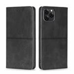 For Blackview A95 Cow Texture Magnetic Horizontal Flip Leather Phone Case(Black)