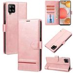 For Samsung Galaxy A42 5G Classic Wallet Flip Leather Phone Case(Pink)