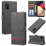 For Samsung Galaxy A03s 166mm Classic Wallet Flip Leather Phone Case(Black)
