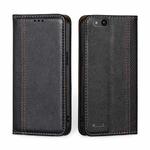 For ZTE Tempo X / Vantage Z839 / N9137 Grid Texture Magnetic Flip Leather Phone Case(Black)