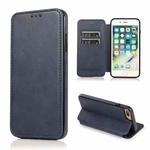 Card Slots Flip Leather Phone Case For iPhone 8 Plus / 7 Plus(Blue)