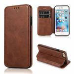 Card Slots Flip Leather Phone Case For iPhone 6 Plus / 6s Plus(Brown)