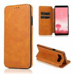 For Samsung Galaxy Note8 Card Slots Flip Leather Phone Case(Khaki)