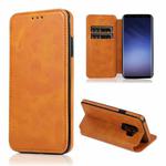 For Samsung Galaxy S9 Card Slots Flip Leather Phone Case(Khaki)