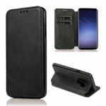 For Samsung Galaxy S9+ Card Slots Flip Leather Phone Case(Black)