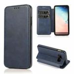 For Samsung Galaxy S10e Card Slots Flip Leather Phone Case(Blue)