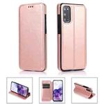 For Samsung Galaxy S20+ 5G Card Slots Flip Leather Phone Case(Rose Gold)