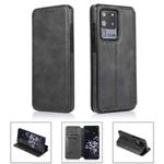For Samsung Galaxy S20 Ultra 5G Card Slots Flip Leather Phone Case(Black)