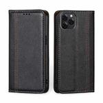 For Blackview A95 Grid Texture Magnetic Flip Leather Phone Case(Black)