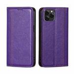 For Blackview A95 Grid Texture Magnetic Flip Leather Phone Case(Purple)