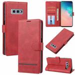 For Samsung Galaxy S10e Classic Wallet Flip Leather Phone Case(Red)