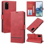 For Samsung Galaxy S20 Classic Wallet Flip Leather Phone Case(Red)