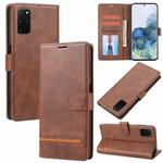 For Samsung Galaxy S20+ Classic Wallet Flip Leather Phone Case(Brown)