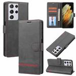 For Samsung Galaxy S21 Ultra 5G Classic Wallet Flip Leather Phone Case(Black)
