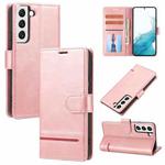 For Samsung Galaxy S22 5G Classic Wallet Flip Leather Phone Case(Pink)