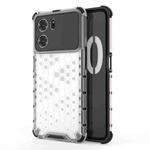 For OPPO K10 5G China Shockproof Honeycomb PC + TPU Phone Case(White)