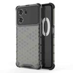 For OPPO K10 5G China Shockproof Honeycomb PC + TPU Phone Case(Black)