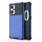 For OPPO K10 Pro 5G China Shockproof Honeycomb PC + TPU Phone Case(Blue)