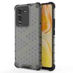 For vivo S15 5G China Shockproof Honeycomb PC + TPU Phone Case(Black)