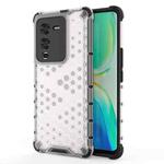 For vivo S15 Pro 5G China Shockproof Honeycomb PC + TPU Phone Case(White)