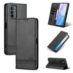 For Huawei Maimang 11 AZNS Magnetic Calf Texture Flip Leather Phone Case(Black)